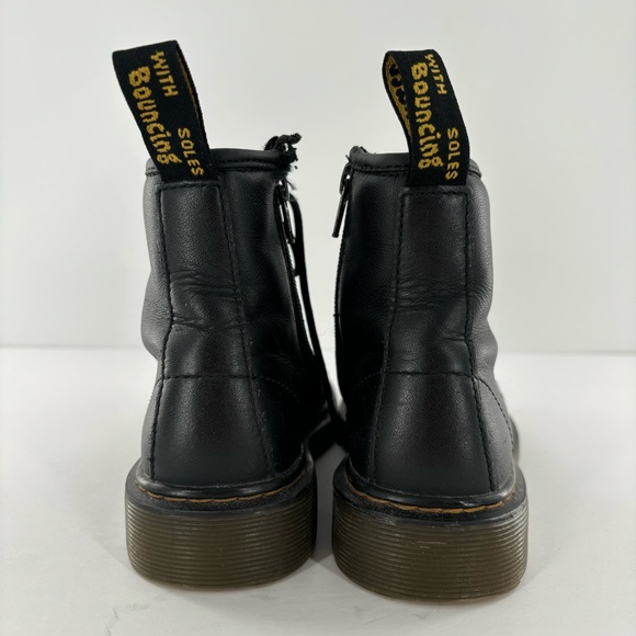 Dr. Martens 1460 J. Lace Up Side Zipper Combat Boots Size US 1 - Picture 11 of 12